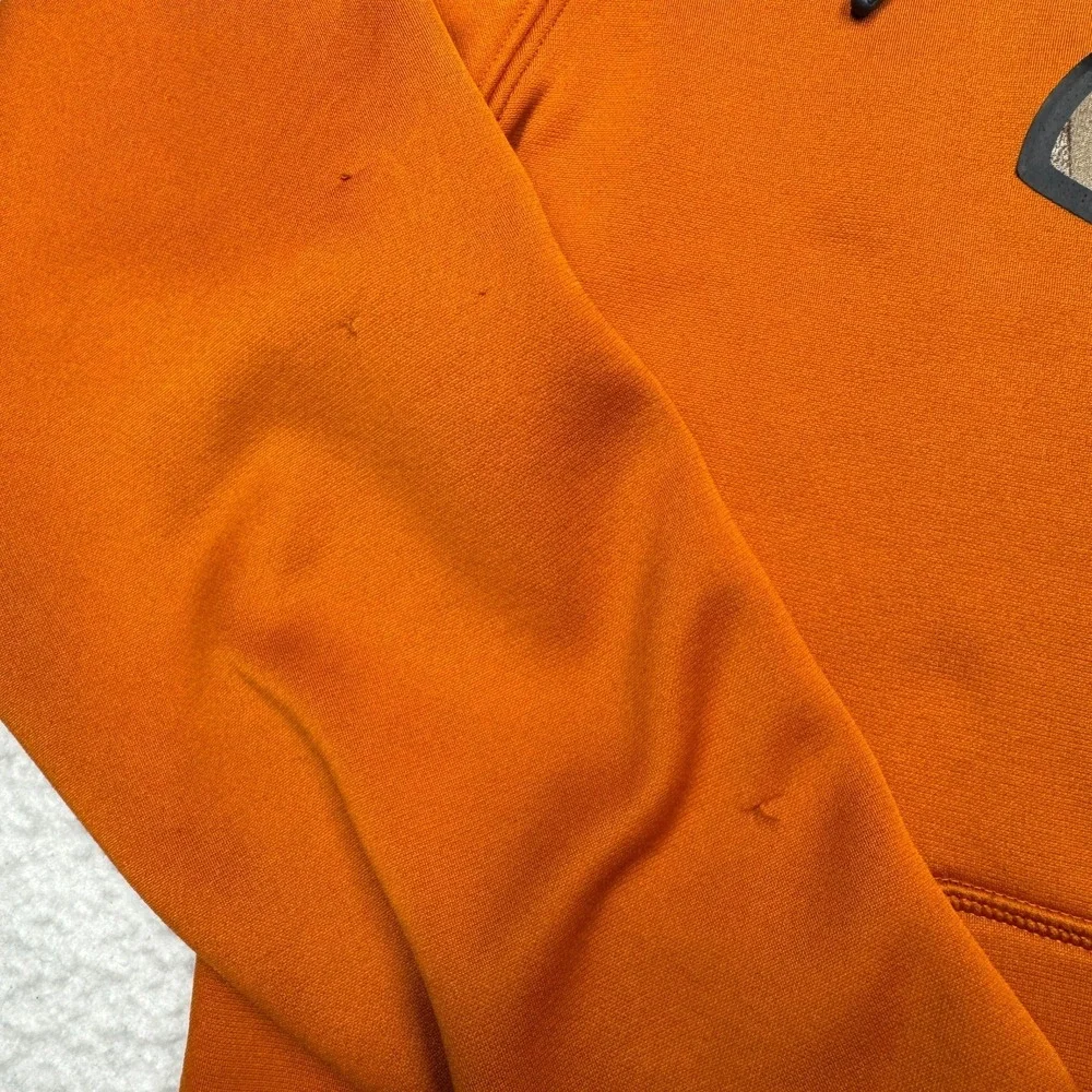 Under Armour Storm Orange and Camo Hoodie Sweater Hunting Men's Size Small - Picture 5 of 11